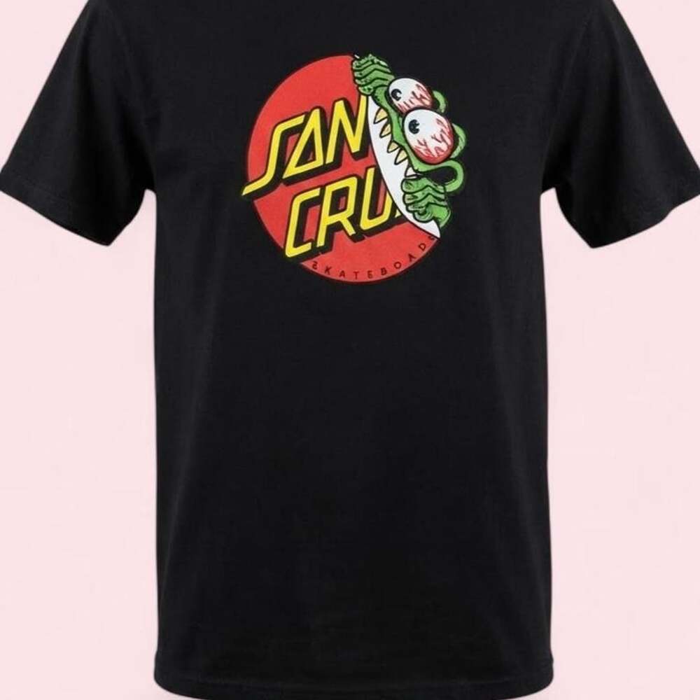 Santa Cruz Skateboards Screaming Hand Graphic T-Shirt Black